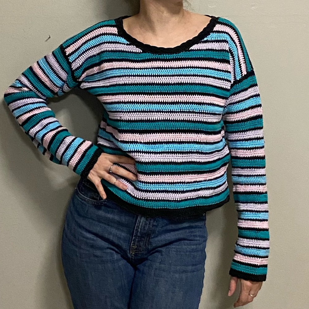 Handmade knitted sweater